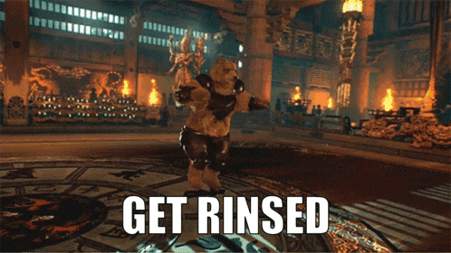 a teddy bear in armor with the word idiot on the bottom