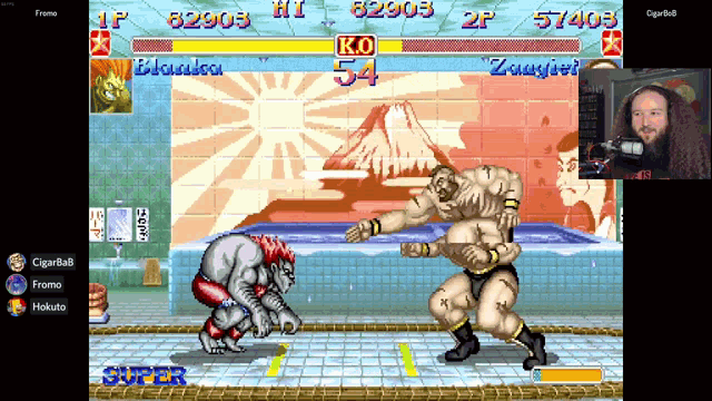 Zangief Blanka Street Fighter Fight GIF - Zangief Blanka Street Fighter Fight Street Fighter GIFs