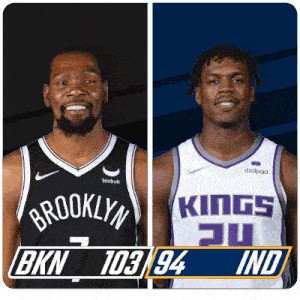 Brooklyn Nets (103) Vs. Indiana Pacers (94) Third-fourth Period Break GIF - Nba Basketball Nba 2021 GIFs