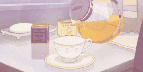Anime Tea GIF - Anime Tea Drink GIFs