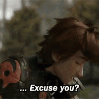 a man is saying excuse you in a video game