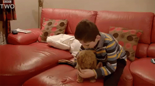 Get Over Here GIF - 10puppies And Us Hug Boy GIFs