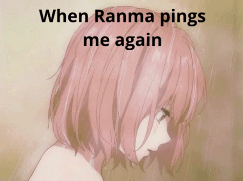 When Ranma Pings GIF