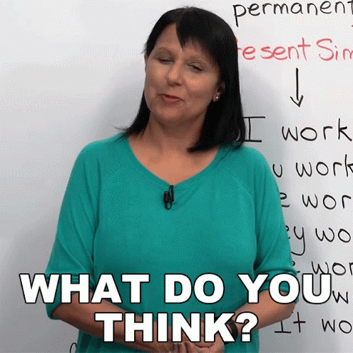 What Do You Think Rebecca GIF - What Do You Think Rebecca Engvid GIFs