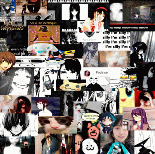 a collage of pictures with one that says foda se on it