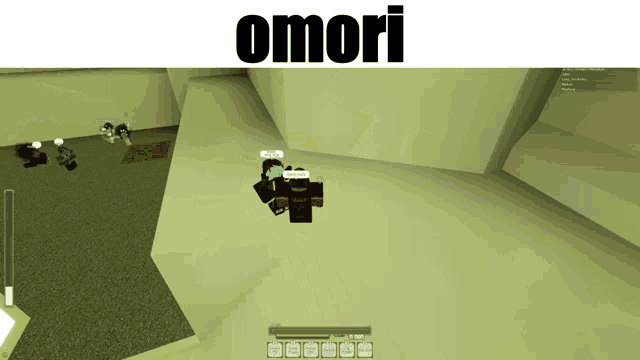 a screenshot of a video game with the name omori on the top