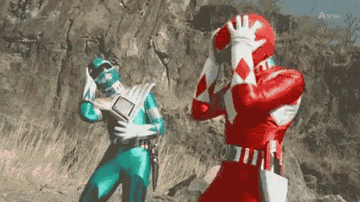 Power Rangers Head Ache GIF