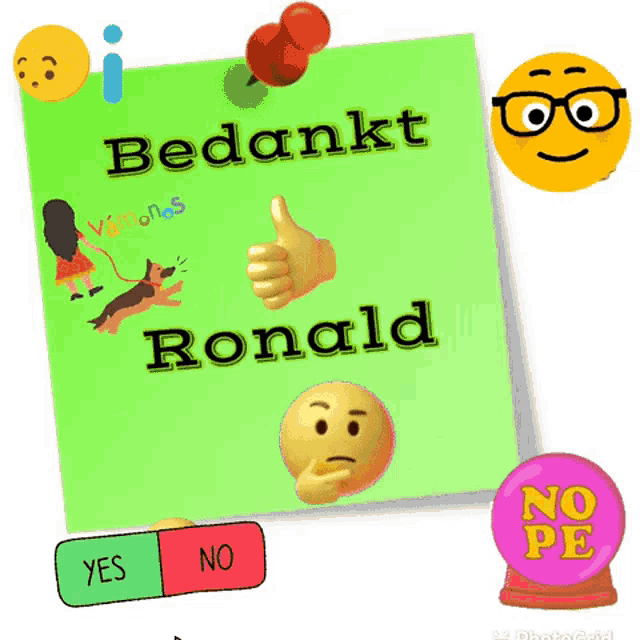 Ronald Bedankt GIF - Ronald Bedankt Yes GIFs