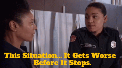Station19 Vic Hughes GIF - Station19 Vic Hughes This Situation It Gets Worse Before It Stop GIFs