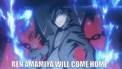 ren amamiya will come home written on a picture of a person