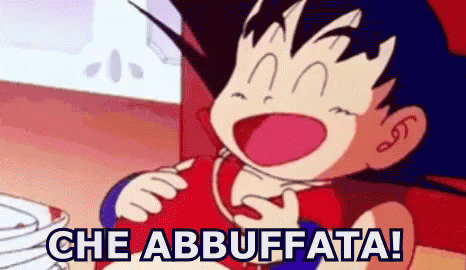 Abbuffarsi Abbuffata Mangiare Troppo Pancia Grasso Cibo Goku GIF - Blowout Overeating Eating Too Much GIFs