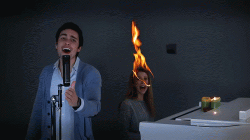 This Girl Is On Fireeeeee GIF - Chester See Girl Is On Fire Fire GIFs