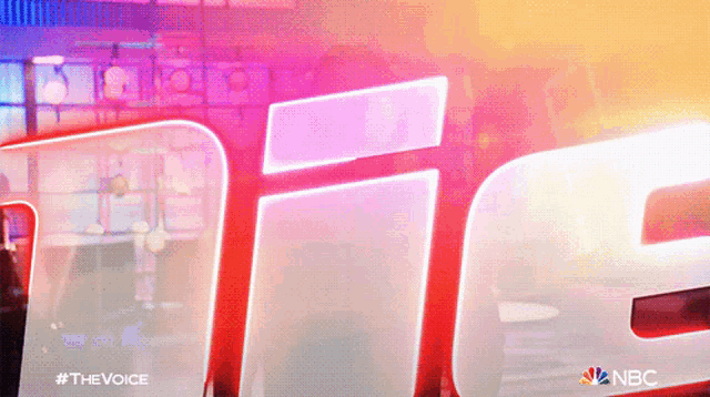 a poster for the voice shows a blurred image of a police car
