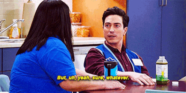 Superstore Jonah Simms GIF - Superstore Jonah Simms But Uh Yeah Sure Whatever GIFs
