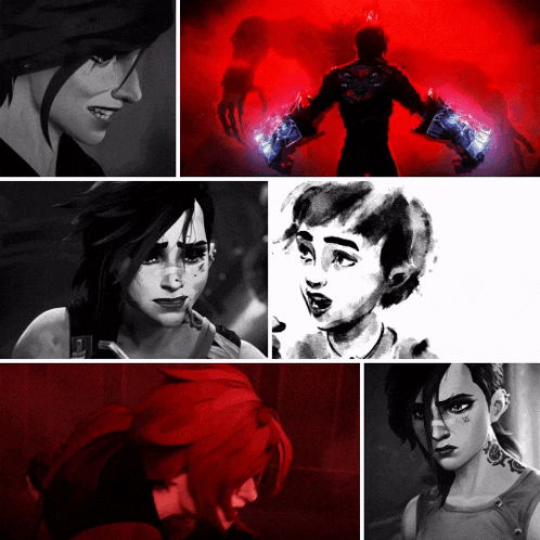 a collage of black and white images of a man and a woman