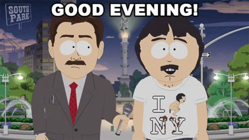 Good Evening Randy Marsh GIF - Good Evening Randy Marsh South Park GIFs