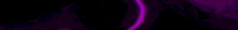 a purple background with a purple glowing text that says ' y bam ob momeht '