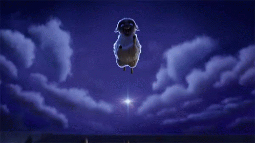 Flying Sheep Attack Stance GIF - Flying Sheep Attack Stance Landing GIFs