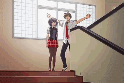 Anime Hug Anime GIF - Anime Hug Anime Nope Nope Nope GIFs