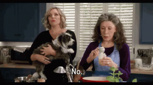 No GIF - Grace And Frankie No Nope GIFs