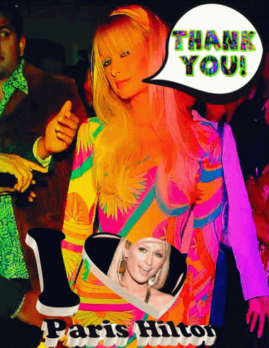 Paris Hilton Thank You GIF - Paris Hilton Thank You Thank You So Much GIFs