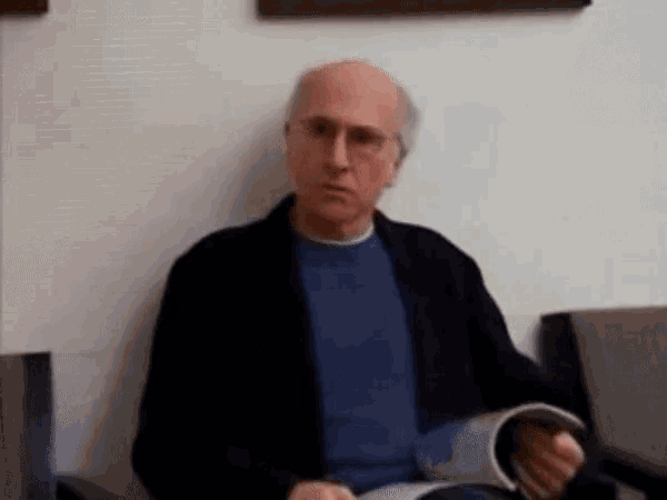 Larry David Pissed Off GIF