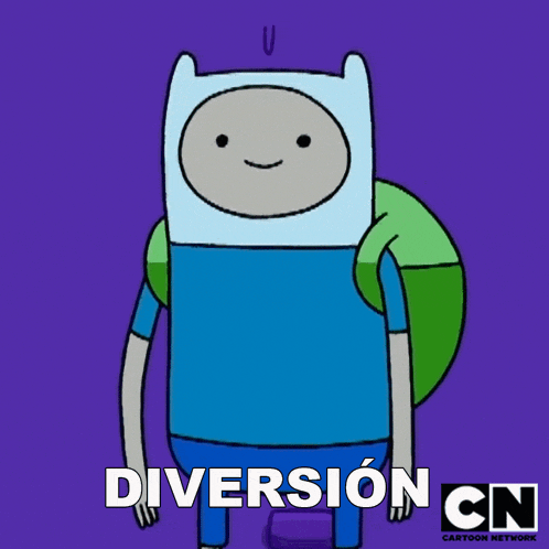 finn from adventure time is featured on a cartoon network ad
