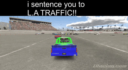 a video game says i sentence you to l.a traffic