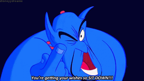 Aladdin Genie GIF - Aladdin Genie Youre Getting Your Wishes GIFs