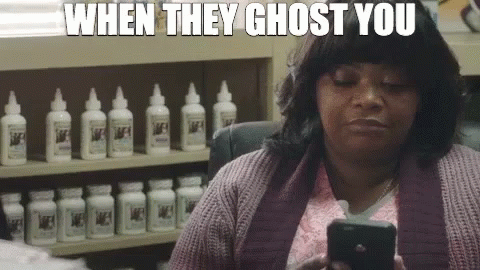 When They Ghost You Waiting GIF