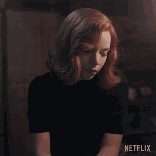 Trying Not To Cry Anya Taylor Joy GIF - Trying Not To Cry Anya Taylor Joy Beth Harmon GIFs