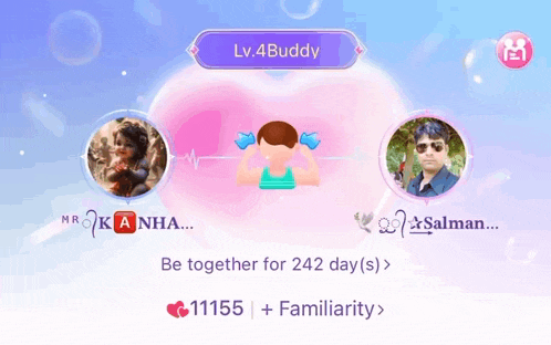 a screenshot of a game that says lv.4buddy