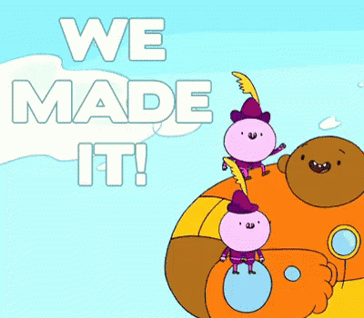 We Made It GIF - Bravest Warriors We Made It GIFs