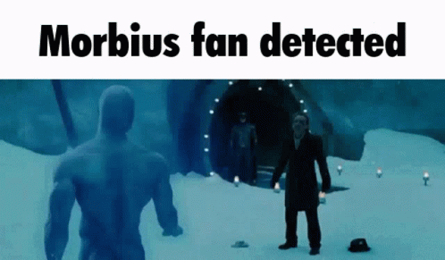 Morbius Morbius Unfunny GIF - Morbius Morbius Unfunny Doctor Manhattan GIFs