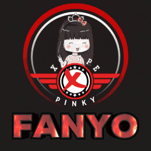 a logo for fanyo with a girl in a crown