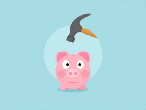 Nervous Piggy Bank GIF - Nervous Piggy Bank Bank GIFs