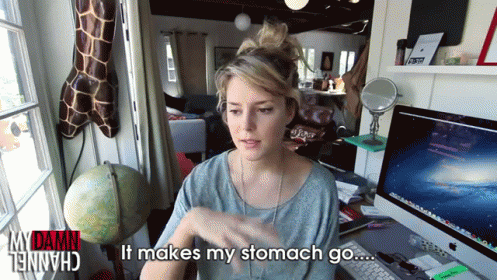 Good Or Bad? GIF - Daily Grace Grace Helbig Indecision GIFs