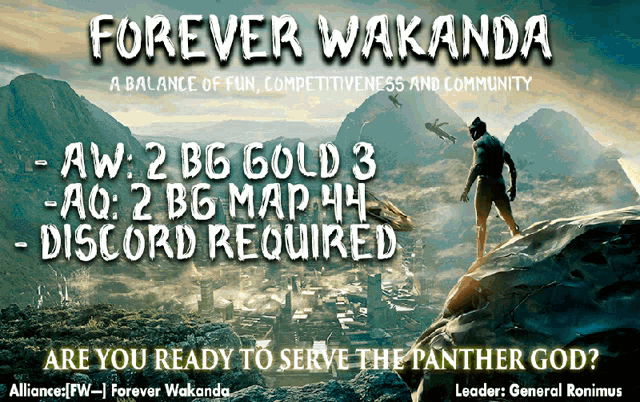 Fw Recruiting Forever Wakanda GIF - Fw Recruiting Forever Wakanda Are You Ready GIFs