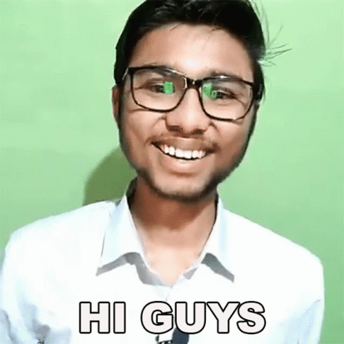Hi Guys Sachin Saxena GIF - Hi Guys Sachin Saxena मुस्कुराना GIFs