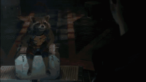 "That'S A Fake Laugh" "It'S Real!" - Guardians Of The Galaxy GIF - Rocketraccoon Guardiansofthegalaxy Marvel GIFs
