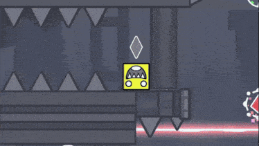 a screenshot of a video game with a smiley face in the center