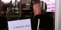 I Need A Hug...E Stick To Beat You With GIF - Hug Not Beat GIFs