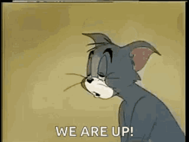 Sleepy Tom And Jerry GIF - Sleepy Tom And Jerry We Are Up GIFs