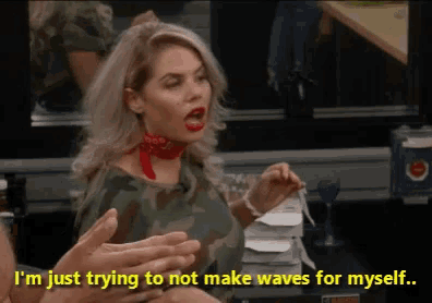 a woman says i 'm just trying to not make waves for myself ..
