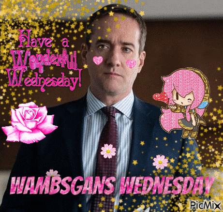 a picture of a man in a suit and tie with the words have a wonderful wednesday written on it