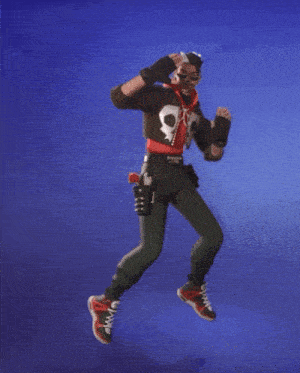 a man in a hoodie with the letter p on it is dancing