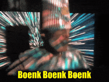boenk boenk boenk is written on the screen