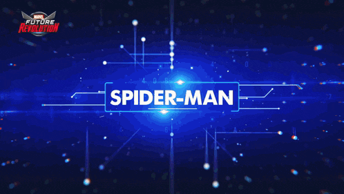 a spider-man poster for the marvel future revolution game