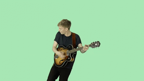 Playing The Guitar George Ezra GIF - Playing The Guitar George Ezra Budapest GIFs