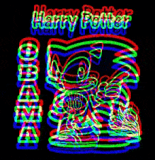 a harry potter poster with a sonic character